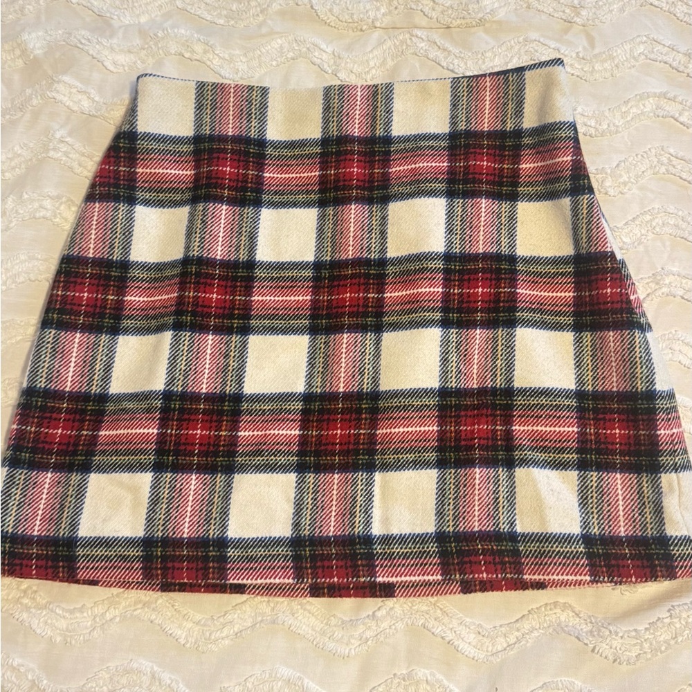 Abercrombie & Fitch Plaid Mini Skirt